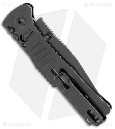 SOG SlimJim Black Assisted Opening Knife (3.18" Black Plain) SJ-32 3 SOG SlimJim Black Assisted Opening Knife (3.18" Black Plain) SJ-32 - Image 3