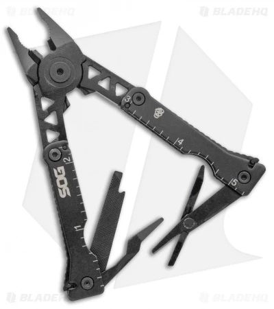 SOG Sync I Belt Buckle Multi-Tool Black SN1002-CP 1 SOG Sync I Belt Buckle Multi-Tool Black SN1002-CP