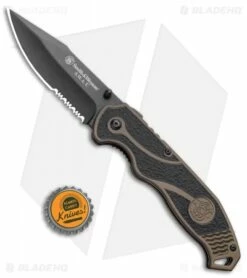 S&W SWAT II Thumb Stud Spring Assisted Knife (3.5" Black) -Kershaw Sales Shop SW SWAT II Thumb Stud Spring Assisted Knife Black BHQ 93637 kp bottle cap