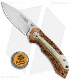 Old Timer Spring Assisted Knife Desert Ironwood (3" Mirror) 7 Old Timer Spring Assisted Knife Desert Ironwood (3" Mirror) -Kershaw Sales Shop Schrade Ironwood SA with Inlay 901OT 1084275 BHQ 81275 jr bottlecap
