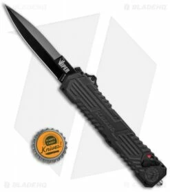 Schrade Viper OTF Assisted Opening Knife (3.5" Black) SCHOTF3B -Kershaw Sales Shop Schrade Viper OTF Assisted Opening Knife Black SCHOTF3B BHQ 11577 jr bottlecap