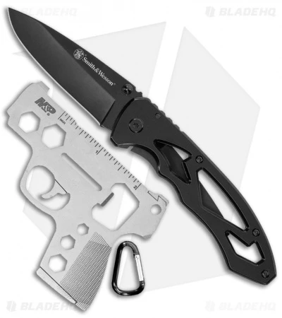 S&W Frame Lock Knife/Multi-Tool Combo Pack Black Steel (3" Black Stainless) 1 S&W Frame Lock Knife/Multi-Tool Combo Pack Black Steel (3" Black Stainless)