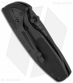 Smith & Wesson Large S.O.R.T. Spring Assisted Knife Black (2.5" Black Serr) -Kershaw Sales Shop Smith Wesson S.O.R.T. Large Black Black Serr SWSORTBS BHQ 2120 jr side