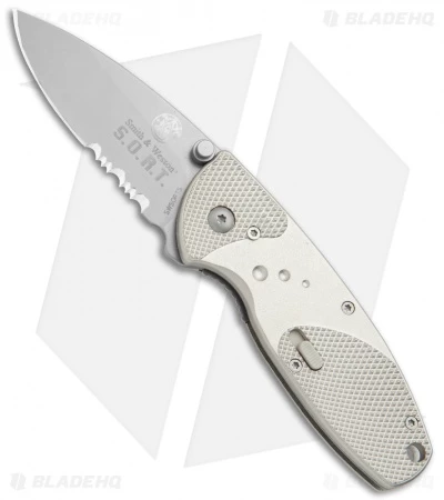 Smith & Wesson Large S.O.R.T. Spring Assisted Knife Champagne (2.5" BB Serr) 1 Smith & Wesson Large S.O.R.T. Spring Assisted Knife Champagne (2.5" BB Serr)