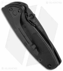 Smith & Wesson Medium S.O.R.T. Spring Assisted Knife Black (2" Black) -Kershaw Sales Shop Smith Wesson S.O.R.T. Medium Black Black SWSORTBM BHQ 4110 jr side