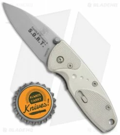Smith & Wesson Medium S.O.R.T. Spring Assisted Knife Champagne (2" Bead Blast) -Kershaw Sales Shop Smith Wesson S.O.R.T. Medium Champagne BB SWSORTM5 BHQ 2577 jr bottlecap
