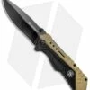 Smith & Wesson Spring Assisted Knife Black & Tan (3.3" Black) 1084302