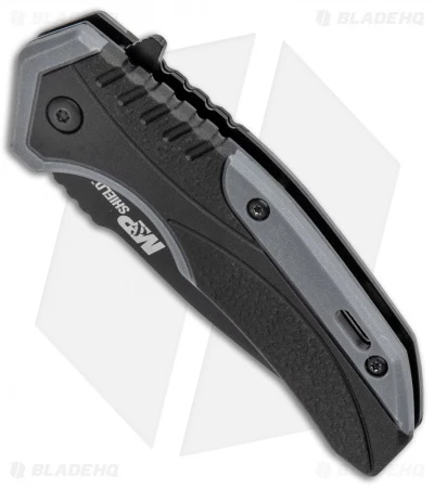 Smith & Wesson M&P Shield Spring Assisted Knife Gray (2.8" Blade) 2 Smith & Wesson M&P Shield Spring Assisted Knife Gray (2.8" Blade) - Image 2