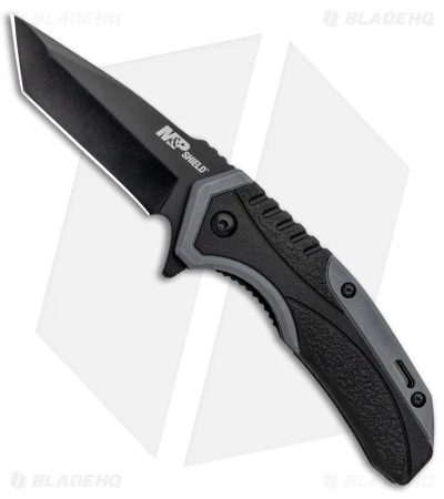 Smith & Wesson M&P Shield Spring Assisted Knife Gray (2.8" Blade) 1 Smith & Wesson M&P Shield Spring Assisted Knife Gray (2.8" Blade)