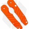 Smock Knives Scales For Spyderco Smock (Orange G10) Grooves