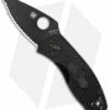 Spyderco Ambitious Lightweight Knife Black FRN (2.25" Black Serr) C148SBBK