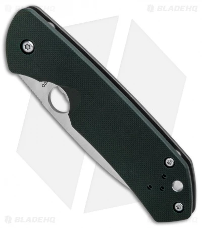 Spyderco Brouwer Frame Lock Knife Forest Green G-10 (2.77" Satin) C232GTIP 3 Spyderco Brouwer Frame Lock Knife Forest Green G-10 (2.77" Satin) C232GTIP - Image 3