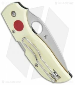 Spyderco Chaparral Lockback Knife Sun & Moon G-10 (2.8" Satin) C152GSMP -Kershaw Sales Shop Spyderco Chaparral LB Sun and Moon G 10 Satin C152GSMP BHQ 106186 jr side