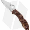 Spyderco Delica 4 Knife Flat Ground Zome Desert Camo (2.88" Satin) C11ZFPDCMO