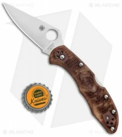 Spyderco Delica 4 Knife Flat Ground Zome Desert Camo (2.88" Satin) C11ZFPDCMO -Kershaw Sales Shop Spyderco Delica 4 Flat Ground Desert Camo Satin C11ZFPDCMO BHQ 87945 jr bottlecap