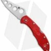 Spyderco Delica 4 Knife Trainer Knife Red FRN (2.88" Dull) C11TR
