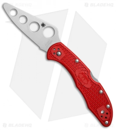 Spyderco Delica 4 Knife Trainer Knife Red FRN (2.88" Dull) C11TR 1 Spyderco Delica 4 Knife Trainer Knife Red FRN (2.88" Dull) C11TR