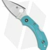 Spyderco Dragonfly 2 Lockback Knife Teal FRN (2.25" Satin S30V)