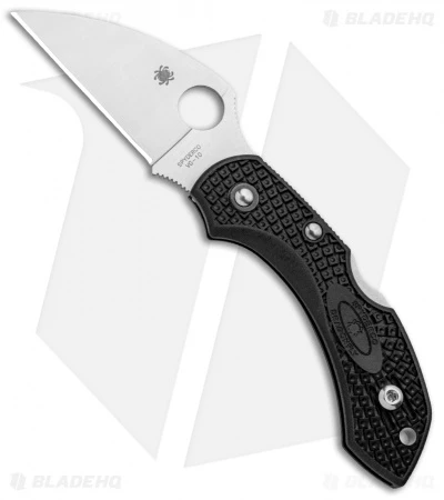Spyderco Dragonfly 2 Wharncliffe Knife Black FRN (2.28" Satin) C28FPWCBK2 1 Spyderco Dragonfly 2 Wharncliffe Knife Black FRN (2.28" Satin) C28FPWCBK2