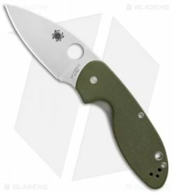 Spyderco Efficient Liner Lock Knife Green G-10 (3" Satin) C216GPGR