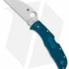 Spyderco Endela Lightweight Wharncliffe Knife Blue FRN (3.4" Satin K390)