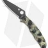 Spyderco Endura 4 Lockback Knife Glow Zome Green (3.75" Black) GITD