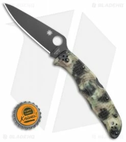 Spyderco Endura 4 Lockback Knife Glow Zome Green (3.75" Black) GITD -Kershaw Sales Shop Spyderco Endura 4 Lockback Knife Glow Zome Green 3.75in Black GITD BHQ 114637 LS Bottlecap