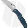 Spyderco Endura 4 Wharncliffe Back Lock Knife Blue FRN (3.75" Satin K390)