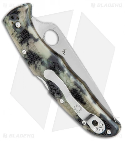 Spyderco Endura 4 Lockback Knife Glow Zome Green (3.75" Satin) GITD 3 Spyderco Endura 4 Lockback Knife Glow Zome Green (3.75" Satin) GITD - Image 3