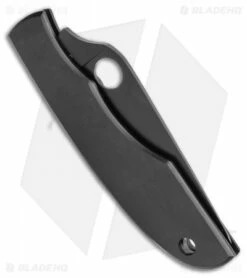 Spyderco GrassHopper Black Stainless Steel Keychain Knife (2.3" Black) C138BKP -Kershaw Sales Shop Spyderco GrassHopper Black Stainless Steel Keychain Knife 2.3 Black C138BKP BHQ 116290 LS Side