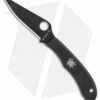 Spyderco HoneyBee Black Slip Joint Knife Stainless Steel (1.6" Black) C137BKP