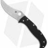 Spyderco James Keating Chinook 4 Lockback Knife Black G-10 (3.8" Satin) C63GP4