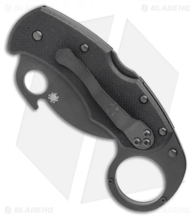 Spyderco Karahawk Folding Knife W/ Emerson Opener (2.36" Black) C170GBBKP 2 Spyderco Karahawk Folding Knife W/ Emerson Opener (2.36" Black) C170GBBKP - Image 2