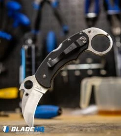 Spyderco Karahawk Folding Knife W/ Emerson Opener (2.36" Satin) C170GP -Kershaw Sales Shop Spyderco Karahawk Folding Knife w Emerson Opener Satin C170GP BHQ 15297 kp shop web