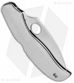 Spyderco Kopa Sprint Run Lockback Knife Stainless Steel (2.4" Satin) C92P -Kershaw Sales Shop Spyderco Kopa Sprint Run LB SS Satin C92P BHQ 2435 jr side 2