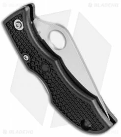 Spyderco Ladybug 3 Knife Black FRN (1.94" Satin Serr) LBKS3 5 Spyderco Ladybug 3 Knife Black FRN (1.94" Satin Serr) LBKS3 -Kershaw Sales Shop Spyderco Ladybug 3 Black Serr LBKS3 BHQ 6346 jr side 1