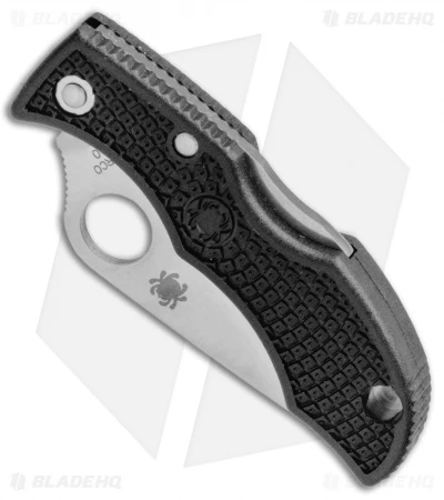 Spyderco Ladybug 3 Knife Black FRN (1.94" Satin Serr) LBKS3 2 Spyderco Ladybug 3 Knife Black FRN (1.94" Satin Serr) LBKS3 - Image 2