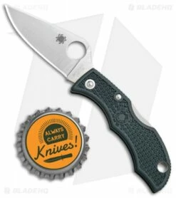 Spyderco Ladybug 3 Knife ZDP-189 Green FRN (1.94" Satin) LGREP3 -Kershaw Sales Shop Spyderco Ladybug 3 ZDP 189 Green LGREP3 BHQ 7988 jr bottlecap