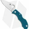 Spyderco Ladybug Lockback Knife Blue FRN (1.94" Satin K390) LFP3K390