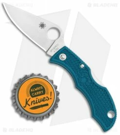 Spyderco Ladybug Lockback Knife Blue FRN (1.94" Satin K390) LFP3K390 7 Spyderco Ladybug Lockback Knife Blue FRN (1.94" Satin K390) LFP3K390 -Kershaw Sales Shop Spyderco Ladybug LB Blue FRN Satin LFP3K390 BHQ 106206 jr bottlecap