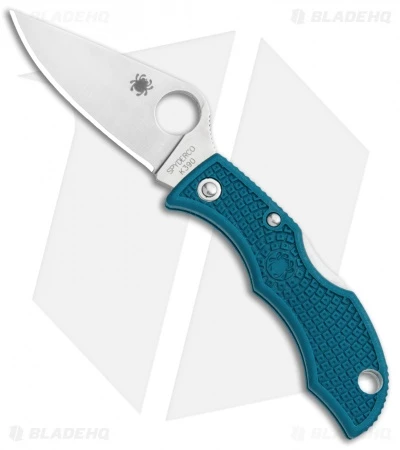 Spyderco Ladybug Lockback Knife Blue FRN (1.94" Satin K390) LFP3K390 1 Spyderco Ladybug Lockback Knife Blue FRN (1.94" Satin K390) LFP3K390
