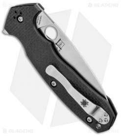 Spyderco Lai Amalgam Compression Lock Knife Carbon Fiber (3.8" Satin) C234CFP -Kershaw Sales Shop Spyderco Lai Amalgam Compression Lock CF Satin C234CFP BHQ 80885 jr side