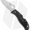 Spyderco LeafJumper Lock Back Knife Black FRN (3" Satin Serr VG-10) C262SBK