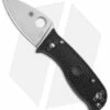 Spyderco Lil' Temperance 3 Lightweight Knife Black FRN (2.9" Satin) C69PBK3