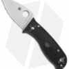 Spyderco Lil' Temperance 3 Lightweight Knife Black FRN (2.9" Satin Serr) C69SBK3