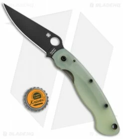 Spyderco M4 Military Knife Natural G-10 (4" Black) C36GM4PBK Exclusive -Kershaw Sales Shop Spyderco M4 Military Natural G 10 Black C36GM4PBK BHQ 86311 jr bottlecap 2