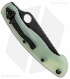 Spyderco M4 Military Knife Natural G-10 (4" Black) C36GM4PBK Exclusive -Kershaw Sales Shop Spyderco M4 Military Natural G 10 Black C36GM4PBK BHQ 86311 jr side 2