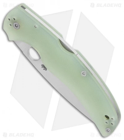 Spyderco M4 Native Chief Lockback Knife Natural G-10 (4.08" Satin) C244GM4P 2 Spyderco M4 Native Chief Lockback Knife Natural G-10 (4.08" Satin) C244GM4P - Image 2