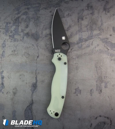 Spyderco M4 Paramilitary 2 Knife Natural G-10 (3.4" Black) C81GM4BKP2 Exclusive 7 Spyderco M4 Paramilitary 2 Knife Natural G-10 (3.4" Black) C81GM4BKP2 Exclusive - Image 7