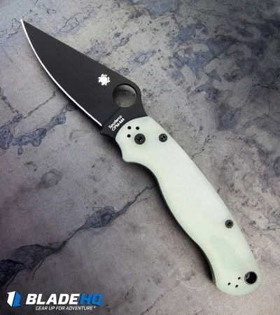 Spyderco M4 Paramilitary 2 Knife Natural G-10 (3.4" Black) C81GM4BKP2 Exclusive 9 Spyderco M4 Paramilitary 2 Knife Natural G-10 (3.4" Black) C81GM4BKP2 Exclusive - Image 9